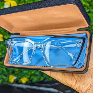 Lunettes CrystalLook 21 + Boîte de rangement et mouchoir de nettoyage offert