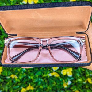 Lunettes CrystalLook 26 + Boîte de rangement et mouchoir de nettoyage offert