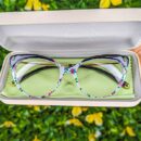 Lunettes CrystalLook 47 + Boîte de rangement et mouchoir de nettoyage offert