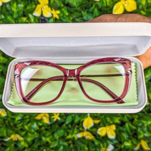 Lunettes CrystalLook 48 + Boîte de rangement et mouchoir de nettoyage offert