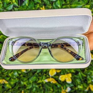 Lunettes CrystalLook 49 + Boîte de rangement et mouchoir de nettoyage offert
