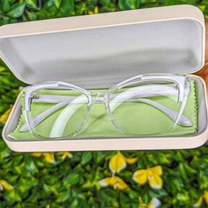 Lunettes CrystalLook 55 + Boîte de rangement et mouchoir de nettoyage offert
