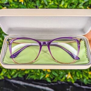 Lunettes CrystalLook 59 + Boîte de rangement et mouchoir de nettoyage offert