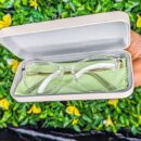 Lunettes CrystalLook 86 + Boîte de rangement et mouchoir de nettoyage offert