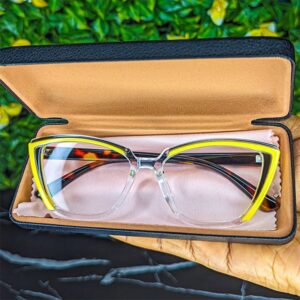 Lunettes CrystalLook 09 + Boîte de rangement et mouchoir de nettoyage offert