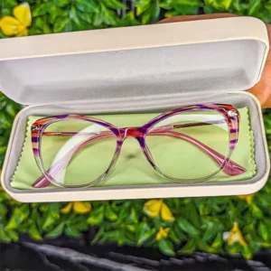 Lunettes CrystalLook 78 + Boîte de rangement et mouchoir de nettoyage offert