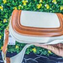 Sac crossbody Zara (marron et blanc)