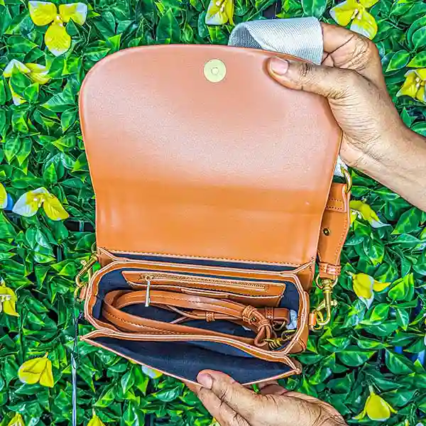 Sac crossbody Zara (marron) – Image 4